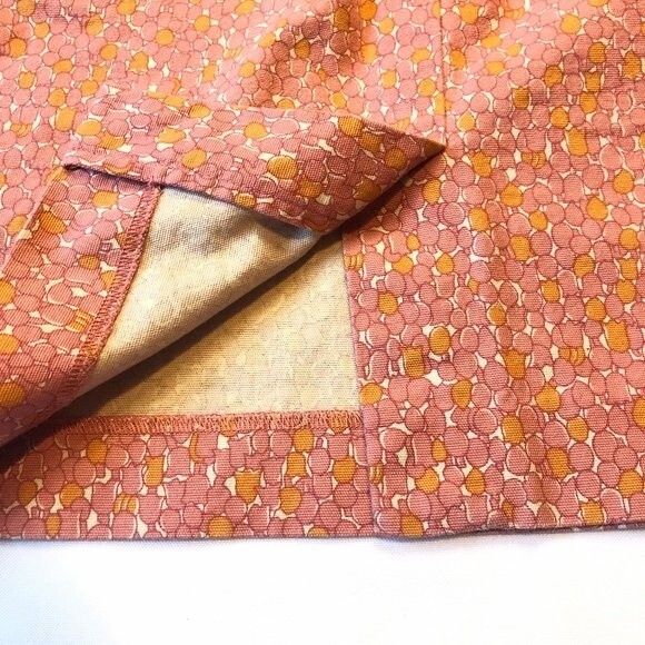 Women's Talbots Petites 2 Petite Pink Coral Floral Pencil Skirt Unlined Slim - Picture 6 of 10